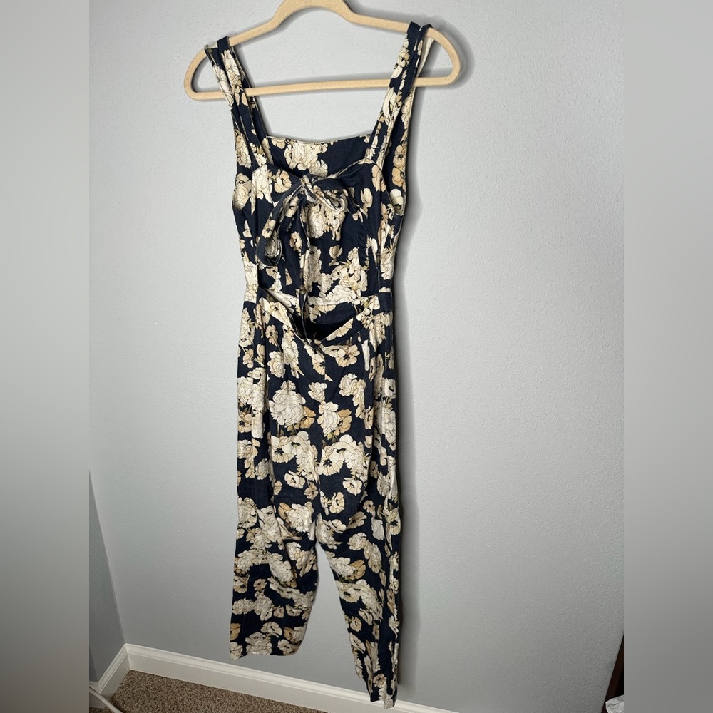 SIR. The Label linen jumpsuit floral print size 1 US 4 / small